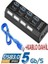 USB 3.0 4 Port Hub ⚡ Hızlı Çoğaltıcı Çoklayıcı Anahtarlı USB Çoklayıcı 3
