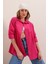 Kadın Fuşya Oversize Uzun Basic Gömlek GM5000 2