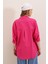 Kadın Fuşya Oversize Uzun Basic Gömlek GM5000 4