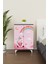Pink Dream 2 Raflı Çok Amaçlı Dolap Çocuk Odası Dolabı 3