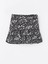 Lcw Kids Siyah Beli Lastikli Kız Çocuk Şort Etek 1
