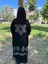 Renkli Desenli Siyah Kaftan Kimono – Plaj ve Günlük Kullanıma Uygun 3