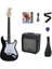 ESH-211 Bk Elektro Gitar Hss - Siyah Set(Anfi-Softcase-Askı-Tel-Kablo-Pena) 1