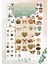 5'li Brown-Kahverengi-Leopar Sticker Set Planner Ajanda Bullet Journal Için Uygun Set 1