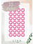 Kalp Sticker Set 35 Adet 3 cm 1