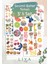 5'li Sevimli Bahar Sticker Set Planner Ajanda Bullet Journal Için Uygun Set 1