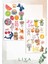 5'li Sevimli Bahar Sticker Set Planner Ajanda Bullet Journal Için Uygun Set 3