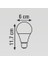 BvsElektronik 12V E27 Duylu 850LÜMEN 9 Watt 12 Volt 6500K Beyaz LED Ampul 12 Volt Ile Çalışır 2