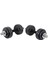15 kg Döküm Ayarlanabilir Dambıl Seti (12 kg Plaka + 2×35 cm Bar + 4 Spinlock) Siyah 1