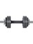 15 kg Döküm Ayarlanabilir Dambıl Seti (12 kg Plaka + 2×35 cm Bar + 4 Spinlock) Siyah 3