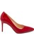 Kırmızı Hakiki Deri Kadın Stiletto - K24S1AY67599-D02 3