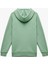 Kanguru Cep Detaylı Şardonlu Kedi Baskılı Kapüşonlu Sweatshirt 5