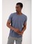 Petrol Erkek Basic Kısa Kol Standart Kalıp O Yaka T-Shirt - 87911 3