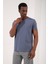 Petrol Erkek Basic Kısa Kol Standart Kalıp O Yaka T-Shirt - 87911 4