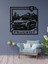 Peugeot Dekoratif Siyah Metal Duvar Tablosu (1,5 mm Kalınlık & 75 cm x 75 Cm) 2