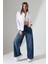Kadın Gömlek Poplin Kumaş Beyaz Oversize Basic Kadın Gömlek 7