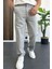 Erkek Normal Kesim Keten Pantolon Gri EDW386 1