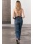 Zara Women Orta Bel Straight Fit Düz Kesim Jean Pantolon ABZRA0056 4