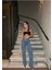 Tasarım Pinterst Model Kot Pantolon Jeans Ithal Kumaş Kalite Palazzo Pantolon 6