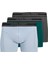 Erkek Logolu 3'lü Düz Renk Boxer Paketi - Aiden 1