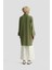 Kalın Manşetli Tencel Tunik 25KD4012 Haki 5