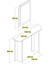 Variant Parma Aynalı Makyaj Masası Dresuar - Traverten Mermer 5
