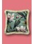 Krem Püsküllü, Hummingbird Desen Dekoratif 43X43CM Kare Kırlent Kılıfı 2
