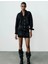 Zara Uzun Kollu Mini Denim Elbise ABZRA0038 1
