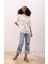 Basic Geçiş Baskılı Oversize T-Shirt 2