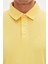 Slim Fit Işın Çiçeği Pike Dokulu T-Shirt 4