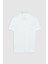 Slim Fit Ekru Pike Dokulu T-Shirt 5