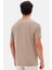 Ds Damat Regular Fit Vizon Düz Nakışlı %100 Pamuk T-Shirt 6