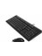 A4 TECH KR-9276 USB Q Trk Optic Mouse Suya Dayanıklı Siyah Multimedya Klavye - Mouse Set 2