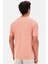 Slim Fit Kil Düz Kabartma Baskılı T-Shirt 6