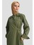 Kemerli Anvelop Elbise 25KD9008 Haki 4