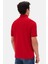 Slim Fit Kırmızı Pike Dokulu T-Shirt 4EC146011784M 6