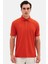 Slim Fit Kiremit Pike Dokulu T-Shirt 1