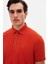 Slim Fit Kiremit Pike Dokulu T-Shirt 3