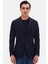 Slim Fit Lacivert Düz Kumaş Ceket 1