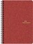 Keskin 17X24 Sert Kapak Ayraçlı Spiralli Premier Ofc4 Defter - Kırmızı 1