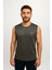 Erkek Gri Askılı T-SHIRT-D690 1