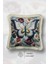Krem Püsküllü, 3D Butterfly Desen Dekoratif 43X43CM Kare Kırlent Kılıfı 1