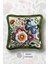 Yeşil Püsküllü, 3D Flowers 003 Desen Dekoratif 43X43CM Kare Kırlent Kılıfı 1