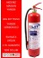 Ruhsata Uygun Yangın Söndürme Tüpü 6 kg Kuru Kimyevi Tozlu 3