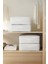 4 Adet Büyük Boy Gri Pötikare Baza Altı Valiz Düzenleyici Hurç 62 x 46 x 22 cm 1