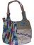 Vintage Renkli Salaş Etnik Orta Boy Plaj Günlük Kadın Kol Omuz Çantası 34 cm x 37 cm 2