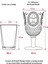 Akrilik Bal 6'lı Kadeh & Su Meşrubat Kahve Yanı Bardağı 450 ml ( Cam Değildir ) 4