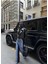 Kadın Tint Haki Lazer Detaylı Skater Jogger Fit Denim Jogger Kot Pantolon Baggy Model 3