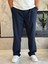 Erkek Baggy Kalıp Kumaş Pantolon Lacivert ECA002 2