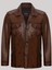 Hakiki Deri Kahverengi Erkek Deri Mont Cepli Blazer Deri Ceket 1
